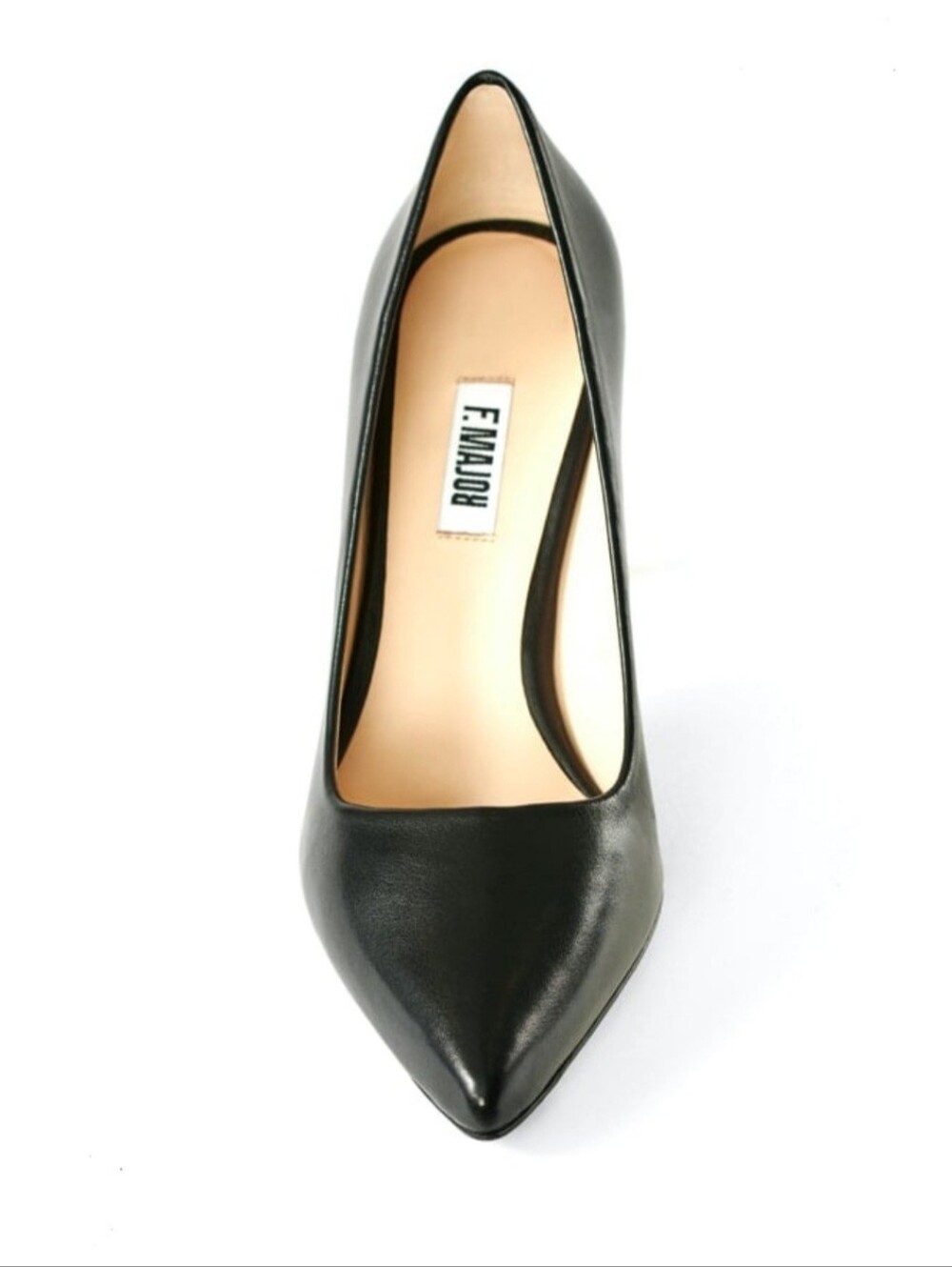 F. MAJOR Glossy Leather Heels